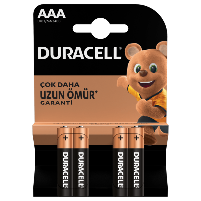 Duracell AAA İnce Pil 4’lü