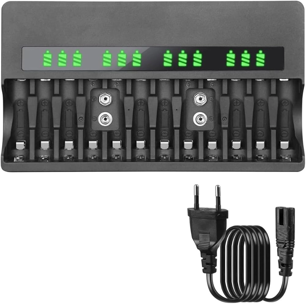 Beston BST-C9028WL Pil Şarj Aleti Universal Dijital Ekranlı 9V-AA-AAA Ni-Mh Ni-Cd Li-İon :