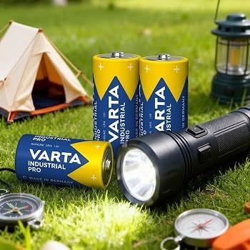 (2 Adet) Varta Endüstriyel Tip C Orta Boy Alkaline Pil Alkalıne LR14-4014 - 1,5V