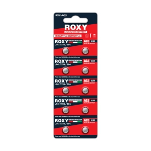 Roxy AG3 Alkaline 1,5 V Pil 10.lu 1 Kart