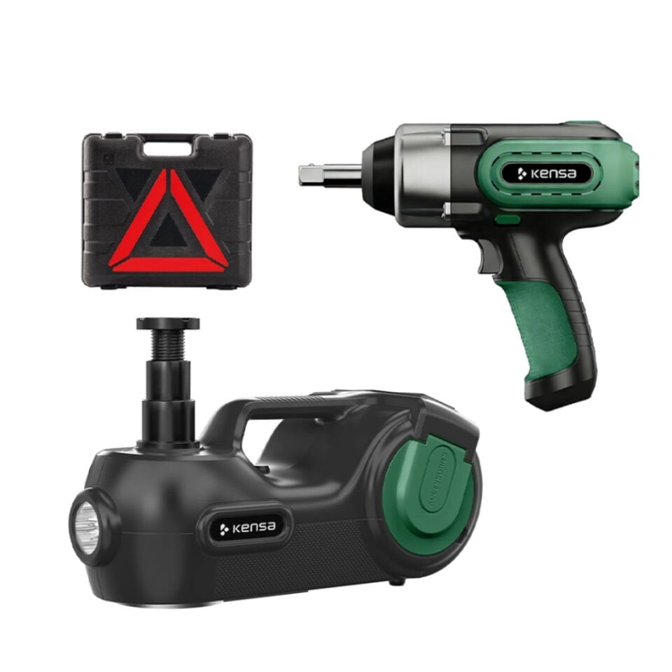 Kensa 5 TON Hidrolik Kriko ve Elektrikli Bijon Anahtarı Seti