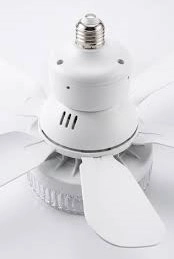 Kristal LED Avizeli Tavan Vantilatörü - 30W E27 Duy Pervaneli Lamba