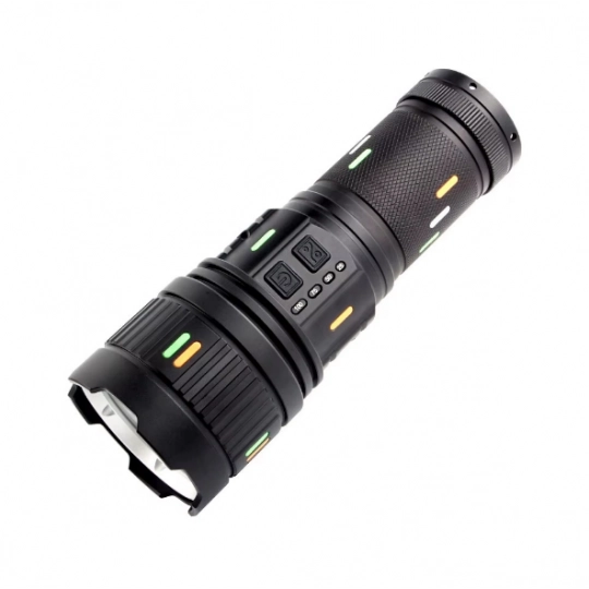 F.B.I Pro F-3001 Alüminyum TG LED Güç Göstergeli Type-C Şarjlı El Feneri 100 W