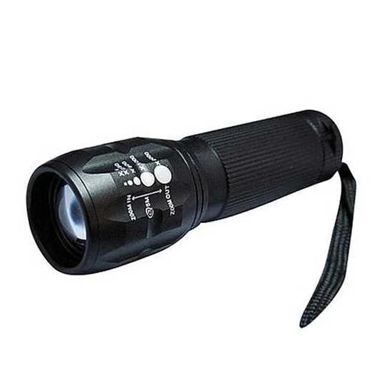 Mini El Feneri 2 Km Menzilli Zoom 3 Adet AAA Pil Hediyeli