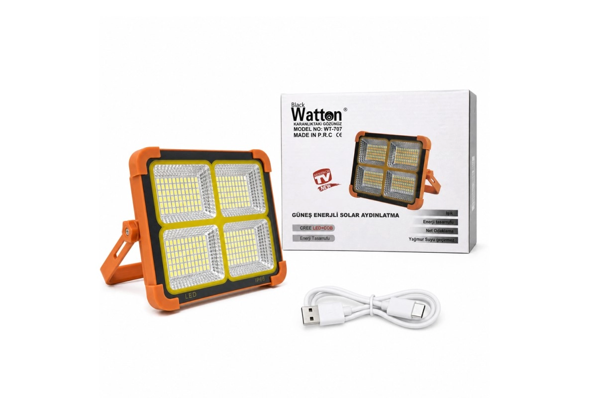 288 TG LED GÜNEŞ ENERJİLİ SOLAR LED WT-707