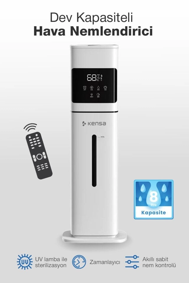 Kensa 8 Litre Kapasiteli Ultrasonik Hava Nemlendirici