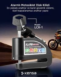 KENSA LCK-1 ALARMLI MOTOSİKLET DİSK KİLİDİ