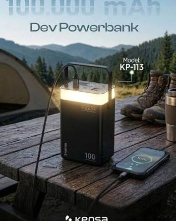 Kensa 100.000 mAh LED Işıklı Powerbank