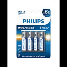 Phılıps Ultra Alkaline AA Kalem Pil LR6E4B 4.lü