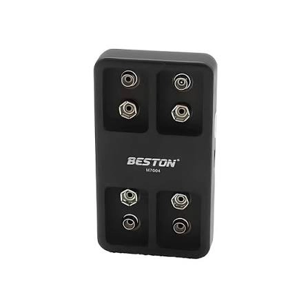 Beston M7004 4 Bölmeli Akıllı 9V Şarj Edilebilir Lityum Pil Şarj Cihazı