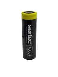 Sertec - Şarjlı Pil - Lityum İyon - 3.7v 4000mAh - 21700 Boy - 50a- Başsız 