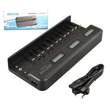 Beston C9036wl AA/AAA/9v/C Boy/Dboy/Ni-Mh/Ni-Cd/9v/Lityum Pil Lcd Ekranlı Hızlı Şarj 