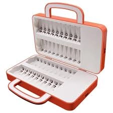 Beston C9032W 40 Adet Kalem Pil + İnce Pil Şarj Edebilir Çantalı Pil Şarj Cihazı
