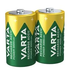 Varta 1.2 Volt - 3000 mAh Ni-MH Büyük D Boy Şarjlı Pil 2’li Paket