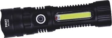 POLICE Ps-359 Zoom Magnet ve Yan Aydınlatmalı Özellikli Şarjlı El Feneri
