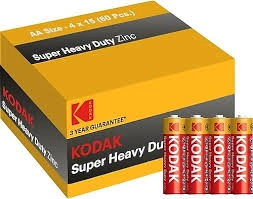  Kodak 60 Adet Çinko Karbon Shrink Kalem Pil