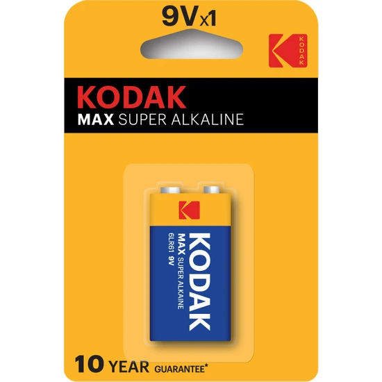 Kodak Max 1 Adet Alkalin 9 Volt Pil