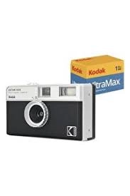 Filmli Fotoğraf Makinesi- Çizgili Siyah+Ultramax 24 Poz Film