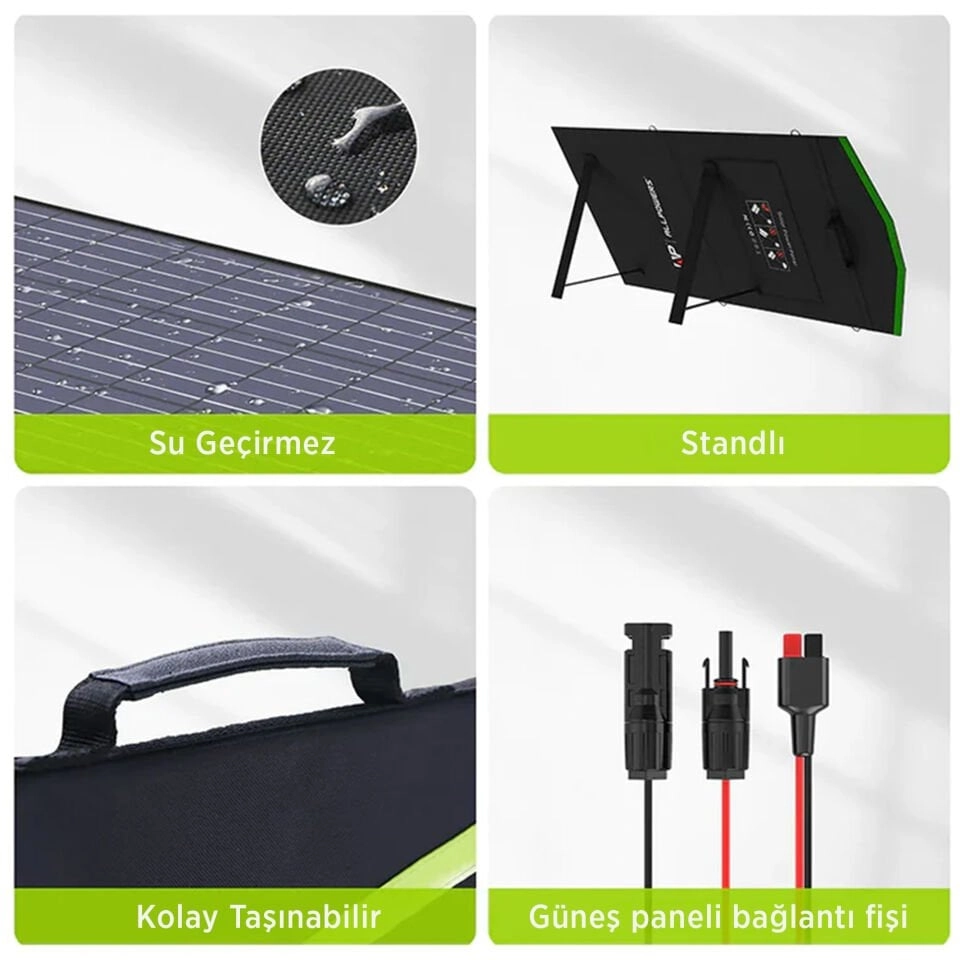 Kensa KPS-01  100W Katlanabilir Güneş Paneli