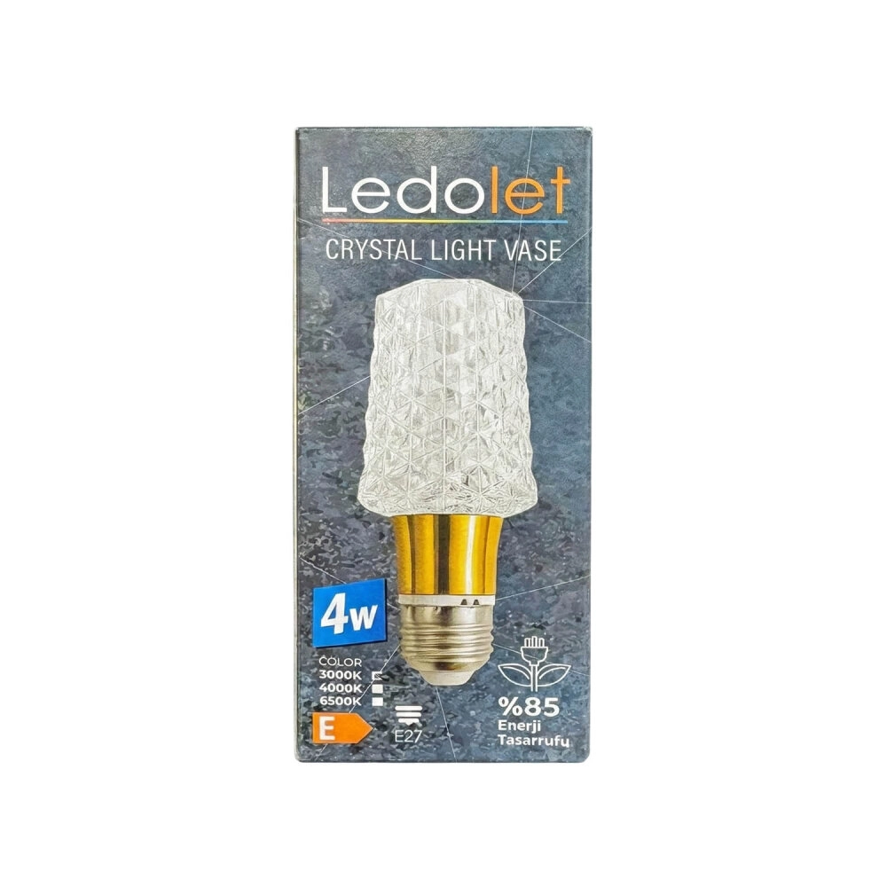 LEDOLET 4W KRİSTAL LED AMPUL
