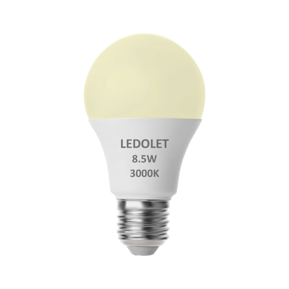 20 ADET LEDOLET 8,5W SARI LED AMPUL