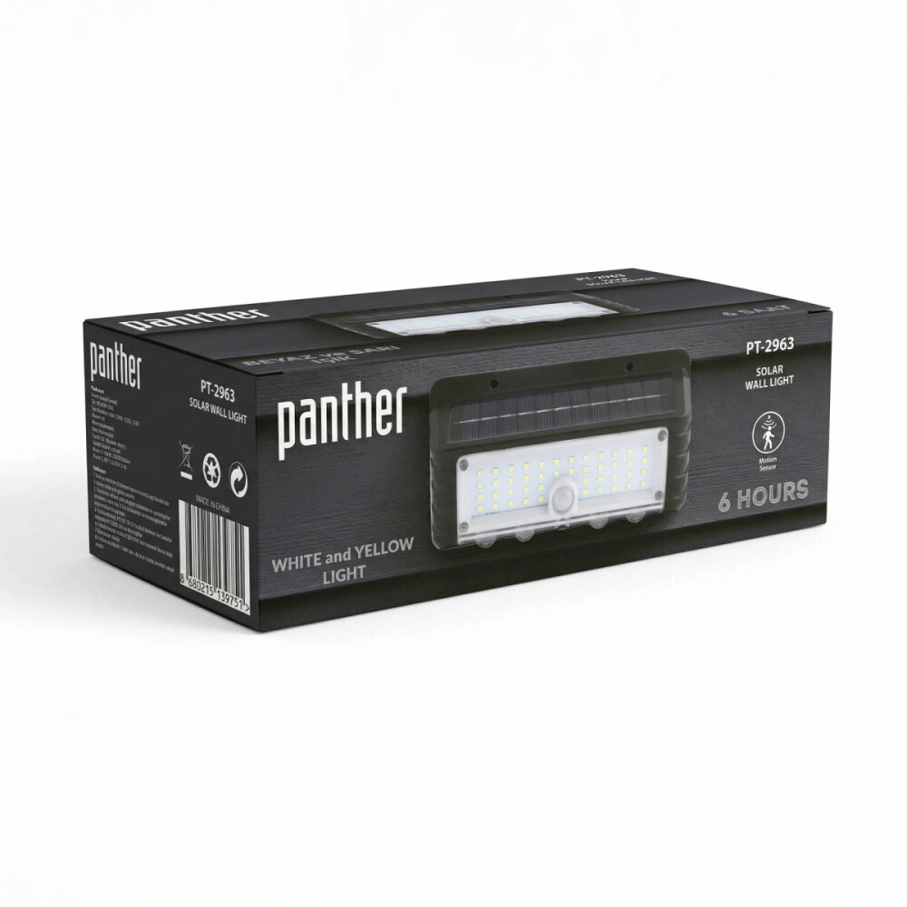 PANTHER PT-2963 SOLAR LED DUVAR LAMBASI