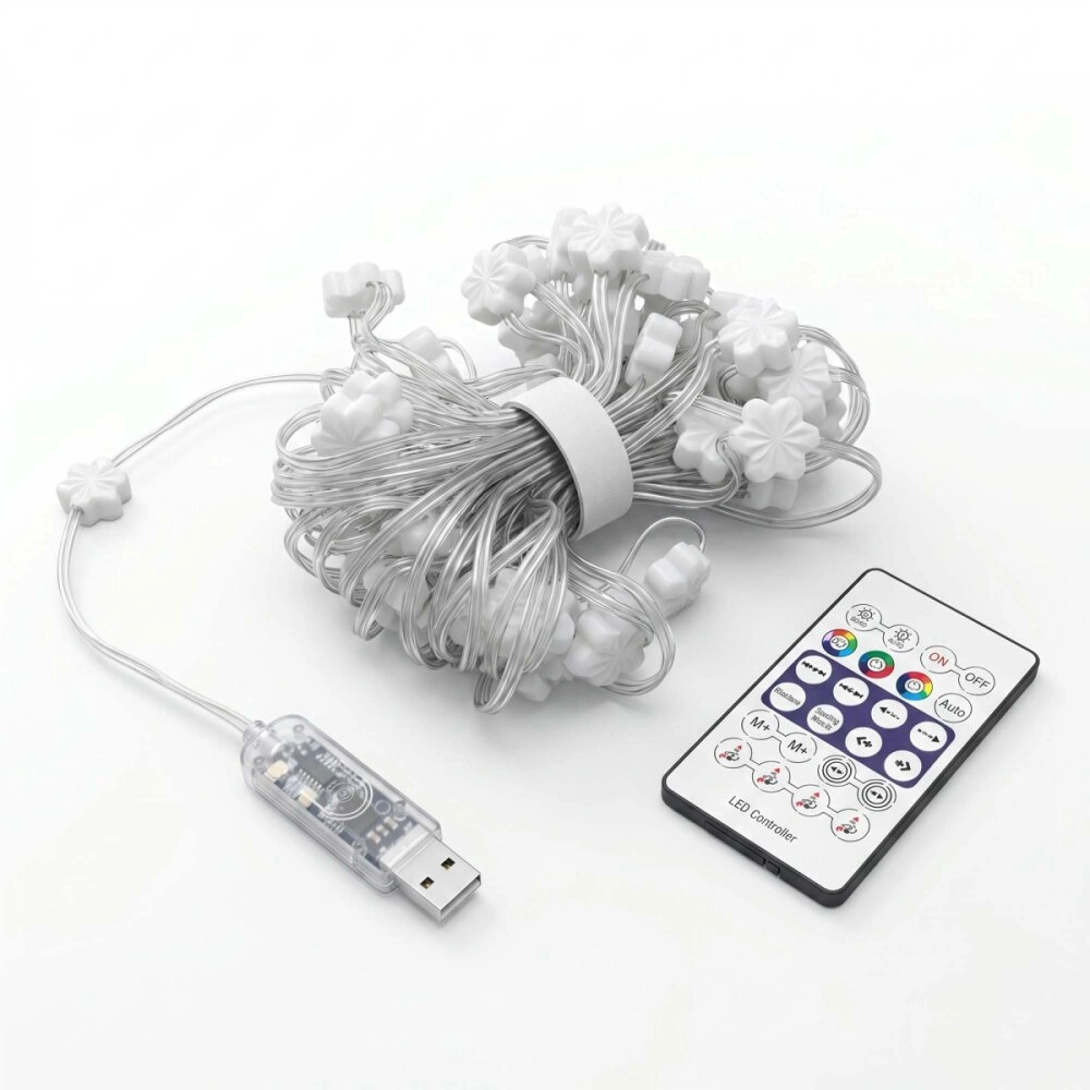 PANTHER PT-357 USB LED IŞIK 9M PASTEL FLOWER