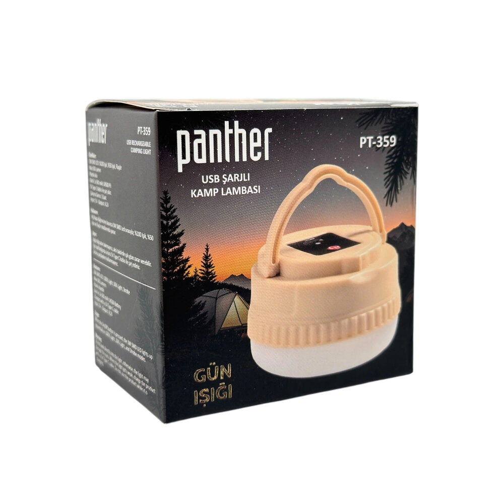 PANTHER PT-359 USB ŞARJLI KAMP LAMBASI