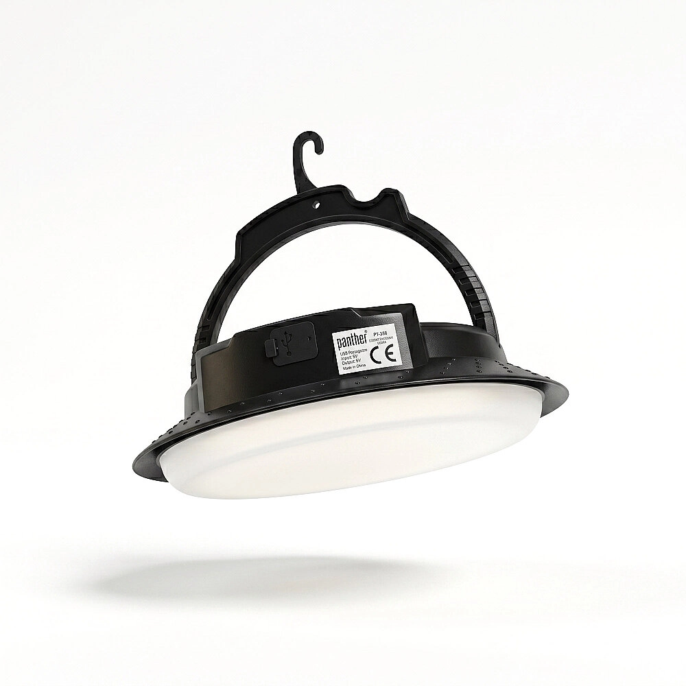 PANTHER PT-388 USB ŞARJLI SOLAR KAMP LAMBASI