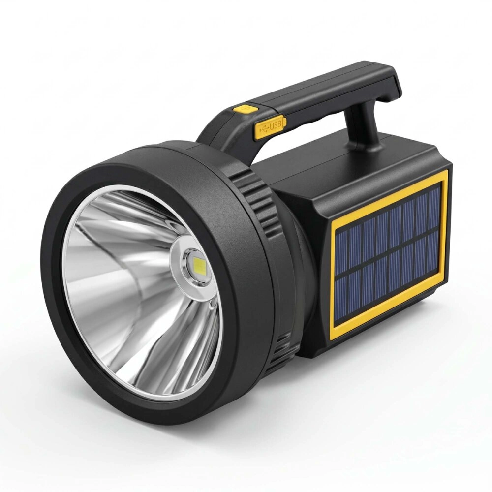 PANTHER PT-6216 USB ŞARJLI SOLAR EL FENERİ