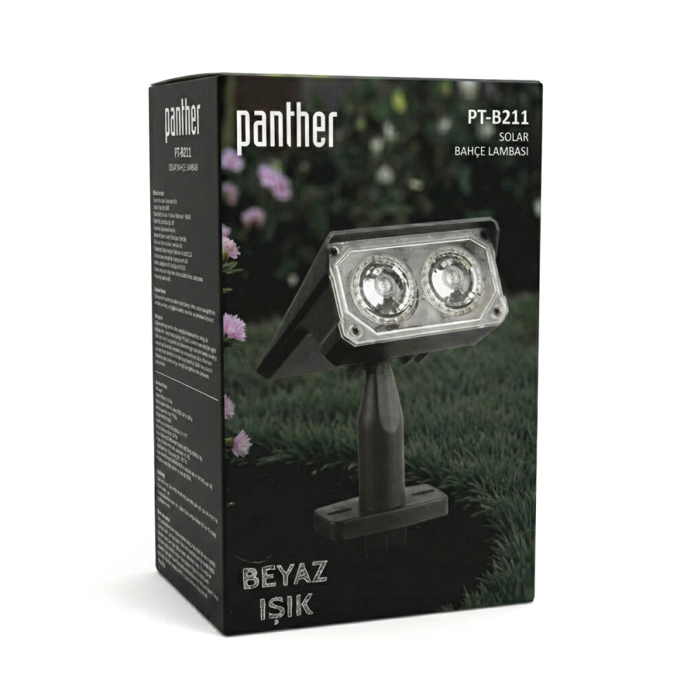 PANTHER PT-B211 SOLAR LED BAHÇE LAMBASI