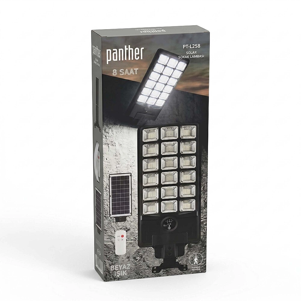 PANTHER PT-L258 SOLAR LED SOKAK LAMBASI
