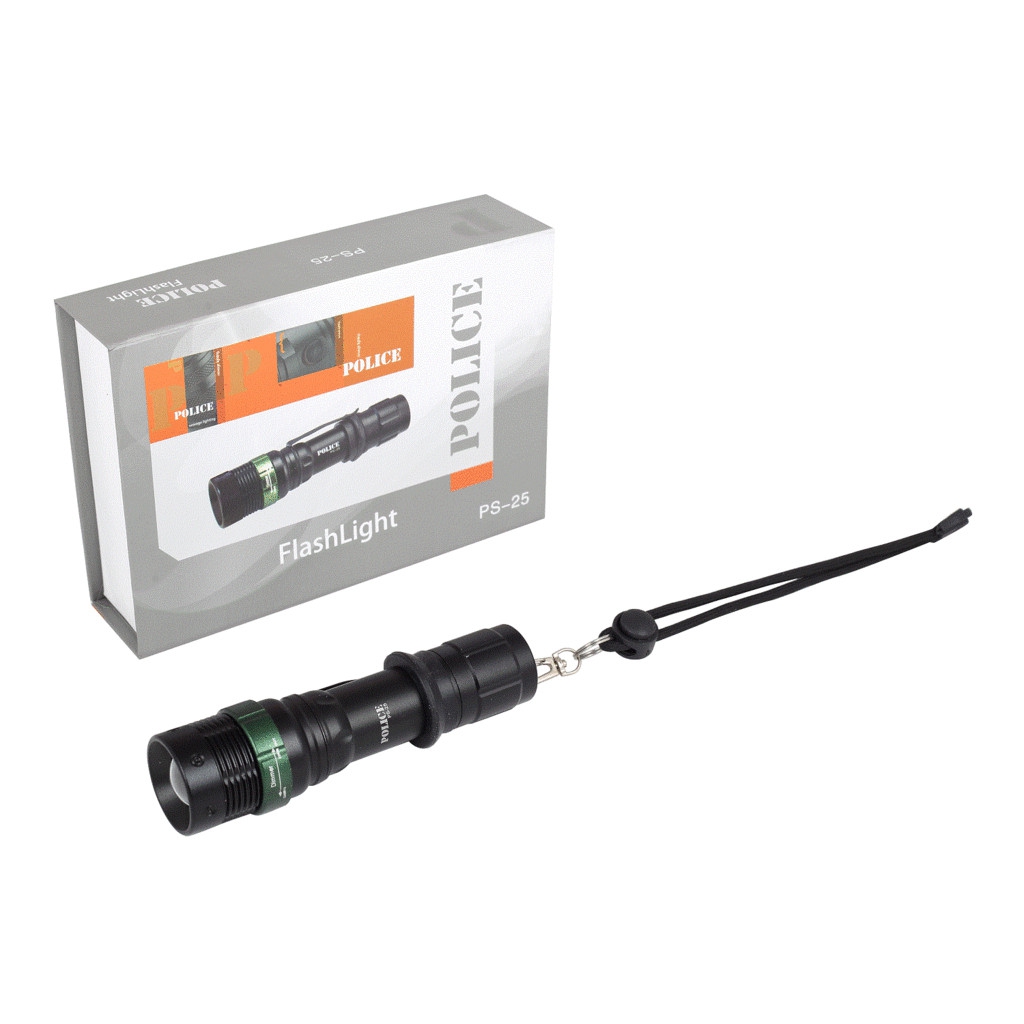 Police PS-25 Cree Q5 Power Led Zoomlu Şarjlı El Feneri