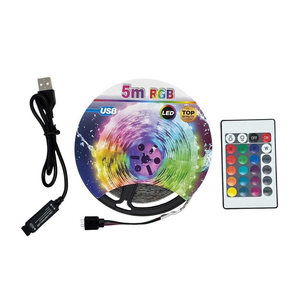 PANTHER PT-355 USB RGB ŞERİT LED IŞIK 5M