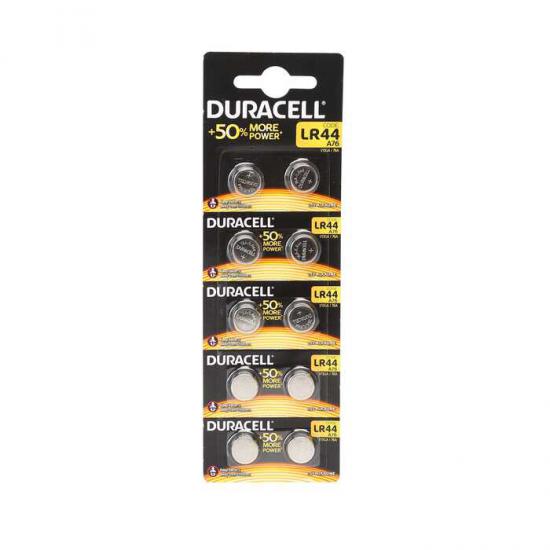 Duracell LR44/ AG13/A76 Pil 10’lu