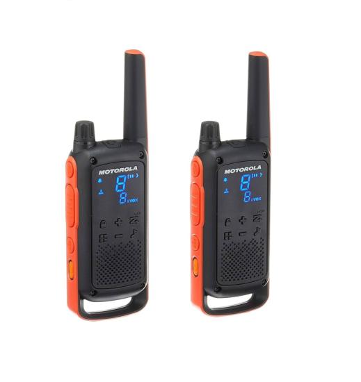 MOTOROLA T82 TELSİZ İKİLİ SET SİYAH KIRMIZI
