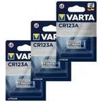 3 ADET Varta Cr123a 3v Lityum Pil 3 Adet
