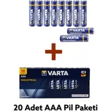 VARTA 4003-E VARTA Endüstriyel Pro Alkalin İnce Kalem Pil AAA | Kutu (20 Adet)