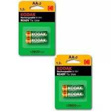 20 ADET (10 KART) Kodak Şarj Edilebilir Ni-Mh Aa Pil 2600 Mah (10 KART)