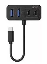 Type-C USB Hub 4 Port USB 3.2 10Gbps USB Çoklayıcı USB-A USB-C