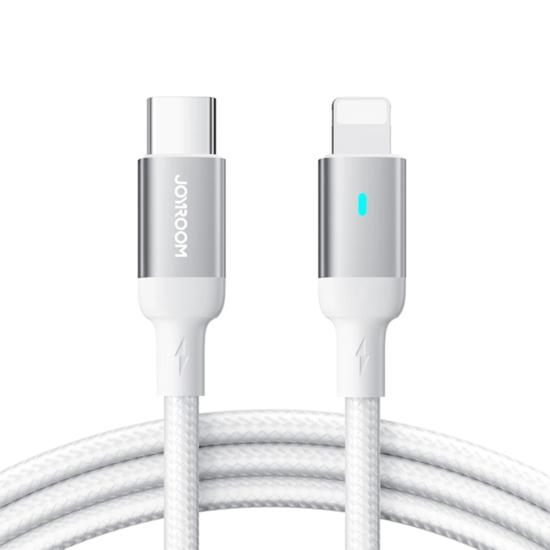 JOYROOM S-A10 30W TYPE C-LIGHTNING CABLE 1.2M WHT.