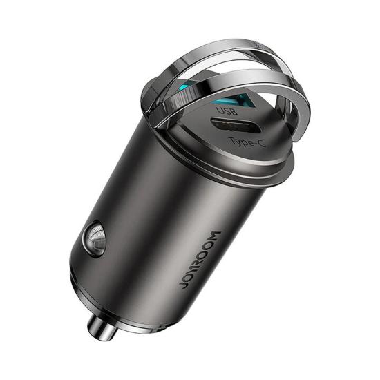 JOYROOM C-A35 45W MİNİ DUAL PORT CAR CHARGER GRAY