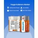 PHILIPS R20 D BOY BÜYÜK PİL 12 ADET