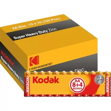 Kodak 120 Adet Çinko Karbon Shrink Kalem