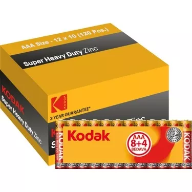 Kodak 120 Adet Çinko Karbon Shrink İnce