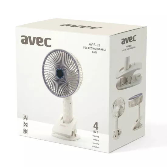 AVEC AV-F131 USB ŞARJLI FAN