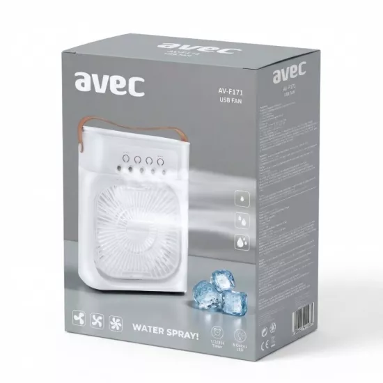 AVEC AV-F171 SU SPREYLİ USB MİNİ FAN