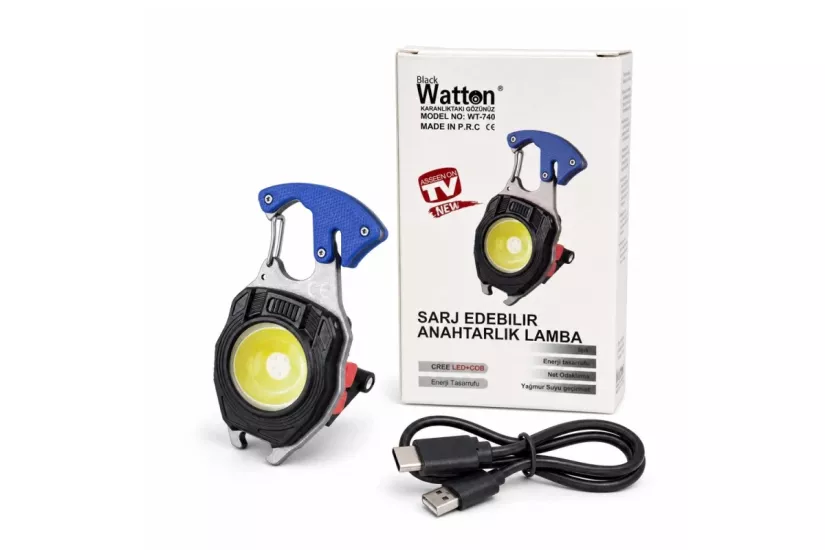 ÇOK AMAÇLI KAMP IŞIĞI ANAHTARLIK LAMBA WT-740
