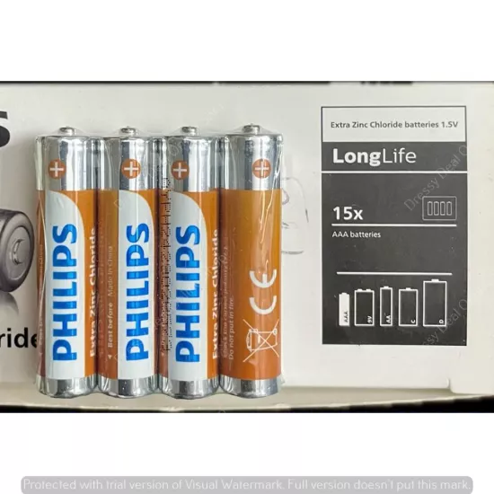 PHILIPS R6 ÇİNKO KALEM PİL 60 ADET