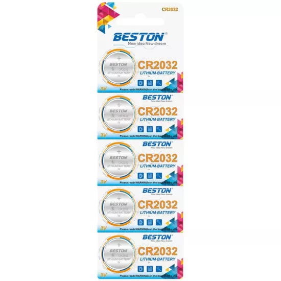BESTON Beston CR2032 Lityum Pil 3V - 5’li Paket
